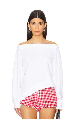 Top térmico sammie en color blanco talla M en - White. Talla M (también en L, XL) - Free People - Modalova