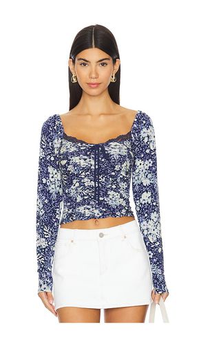 Layer it on me top en color azul talla L en - Blue. Talla L (también en M, S, XL, XS) - Free People - Modalova