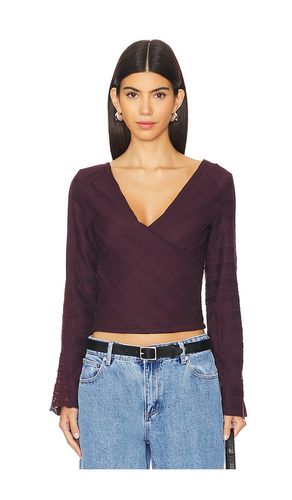 Top manga larga rocky en color vino talla L en - Wine. Talla L (también en M, S, XL, XS) - Free People - Modalova