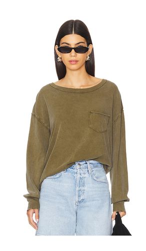 Camiseta we the free fade into you en color verde oliva talla L en - Olive. Talla L (también en M, S, XL, XS) - Free People - Modalova