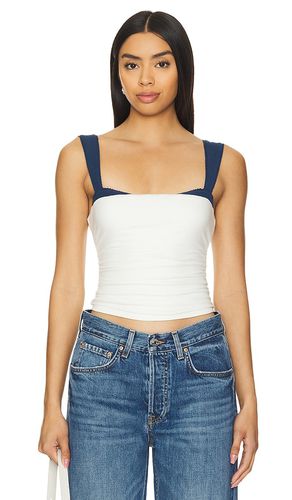 Camiseta tirantes 2 tone en color blanco talla L en - White. Talla L (también en M, XL, XS) - Free People - Modalova