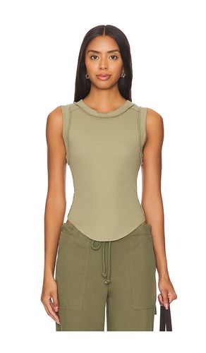 Camiseta kate en color verde oliva talla L en - Olive. Talla L (también en M, XL, XS) - Free People - Modalova