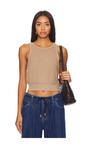 Camiseta tirantes en color bronce talla L en - Tan. Talla L (también en M, S, XL) - Free People - Modalova