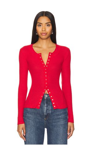 X intimately fp going places cardi en color rojo talla L en - Red. Talla L (también en M, S, XS) - Free People - Modalova