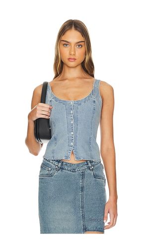 Chaleco kara en color denim claro talla L en - Denim-Light. Talla L (también en M, S, XL, XS) - Free People - Modalova