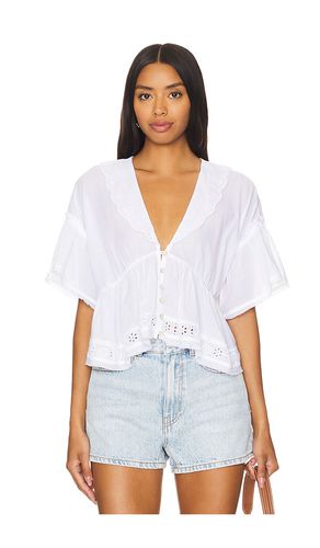 Bella Cutwork Top in . Taglia L, S, XL, XS - Free People - Modalova