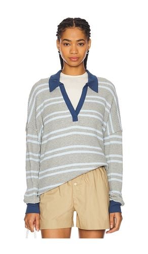 X We The Free Striped Travis Polo Tee in . Taglia M, S - Free People - Modalova