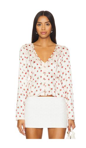 Field of roses top en color ivory talla M en - Ivory. Talla M (también en S, XL, XS) - Free People - Modalova