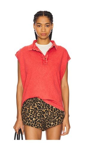 X revolve keep on polo en color rojo talla L en - Red. Talla L (también en M, S, XL, XS) - Free People - Modalova