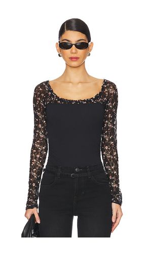 Top manga larga josie en color negro talla L en - Black. Talla L (también en M, S, XL, XS) - Free People - Modalova