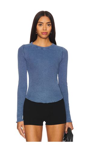 Camiseta easy does it en color azul talla L en - Blue. Talla L (también en M, S, XL, XS) - Free People - Modalova