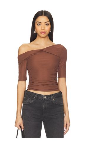 Camiseta cross my heart en color marrón talla L en - Brown. Talla L (también en M, S, XL, XS) - Free People - Modalova