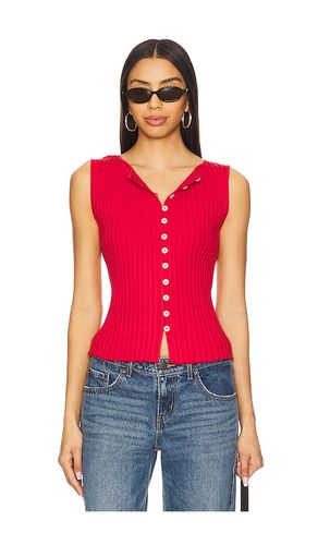 Chaleco tilly en color rojo talla L en - Red. Talla L (también en M, S, XL, XS) - Free People - Modalova