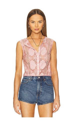 Top punto jae en color rubor talla L en - Blush. Talla L (también en M, S, XL, XS) - Free People - Modalova