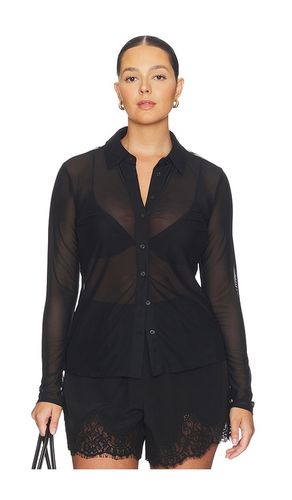 Mesh Button Up Top in . Size L. Also in XL - Good American - Modalova