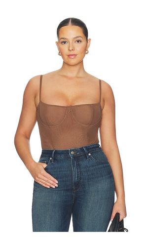 Mesh Bustier Bodysuit Top in . Size M. Also in L, S - Good American - Modalova