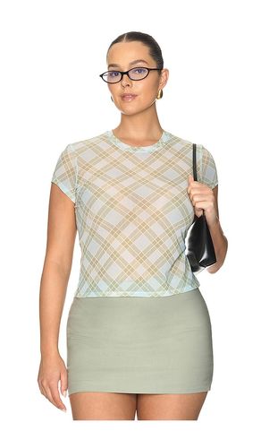 The Mesh Baby Tee in . Size S. Also in M, L - Good American - Modalova