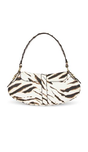 Ganni B-kat Zebra Bag in Ivory - Ganni - Modalova