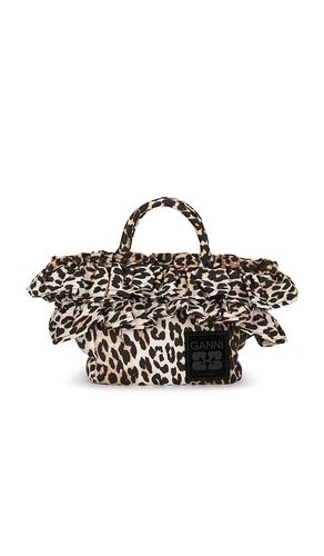 Mini Shopper Ruffle Print in - Ganni - Modalova