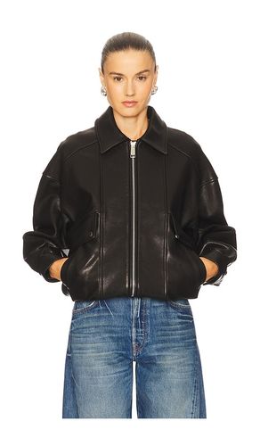 Wren Leather Bomber in . Size M. Also in S, XS, XXS - GRLFRND - Modalova