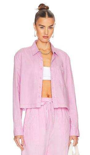 Poplin shirt en color rosado talla L en - Pink. Talla L (también en XL) - MONROW - Modalova