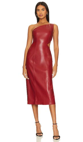 X REVOLVE Bordeaux Faux Leather Midi Dress in . Size S, XXS - House of Harlow 1960 - Modalova