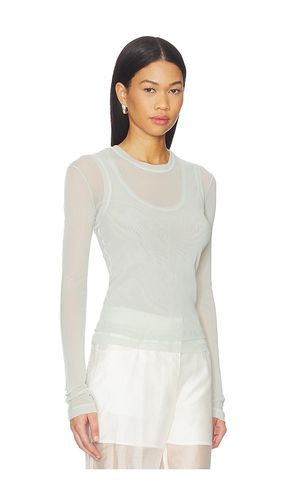 Mesh Layered Long Sleeve Top in . Size L. Also in M, S - Helmut Lang - Modalova