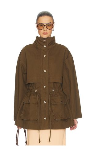 Garment Washed Utility Jacket in . Size L. Also in M, S, XL, XS, XXS - Helsa - Modalova