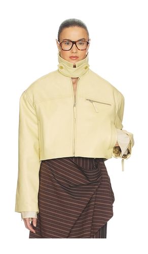 The 90s Leather Jacket in . Size L. Also in M, S, XS - Helsa - Modalova