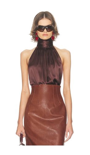 Silk Charmeuse Halter Top in . Size M. Also in XL - Helsa - Modalova