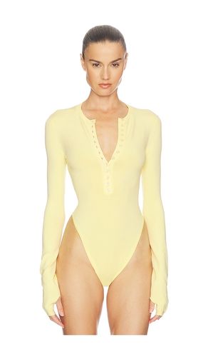 Bronya Knit Bodysuit in . Size L. Also in S - Helsa - Modalova