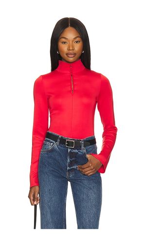 Body long sleeve hook & eye en color rojo talla M en - Red. Talla M (también en XS) - Hudson Jeans - Modalova