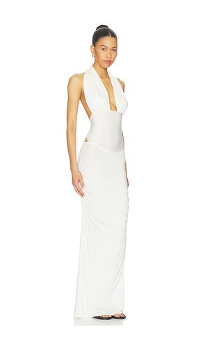 Amanda Solid Halter Maxi Dress in . Size S. Also in L - Indah - Modalova