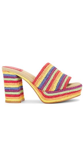 Sandalia cabana en color red,yellow talla 10 en - Red,Yellow. Talla 10 (también en 6, 8, 8.5) - Jeffrey Campbell - Modalova