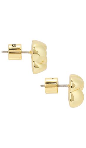 Mini Woven Square Earrings in - Jenny Bird - Modalova
