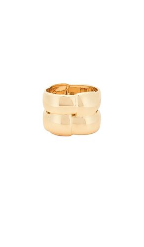 Mega Woven Square Bangle in . Size L. Also in M - Jenny Bird - Modalova
