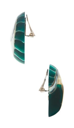 Julietta Nautilus Earrings in Teal - Julietta - Modalova