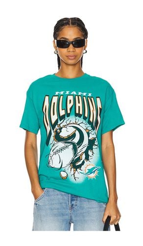 Dolphins Breakthru Tee in . Size M, S, XL/1X - Junk Food - Modalova