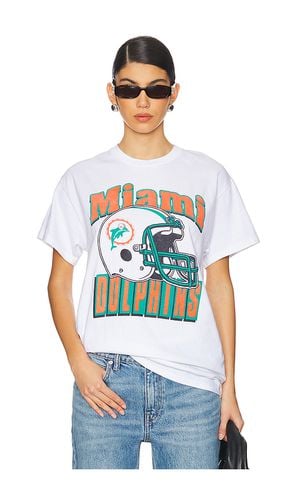 Dolphins Throwback Helmut Tee in . Size M, S, XL/1X - Junk Food - Modalova