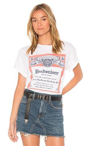 Camiseta de sello budweiser en color talla L en - White. Talla L (también en S, XS) - Junk Food - Modalova