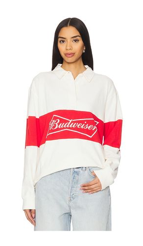 Budweiser Rugby Long Sleeve Shirt in . Size S, XL, XS - Junk Food - Modalova