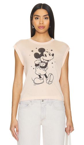 Camiseta sparkle mickey en color durazno talla M en - Peach. Talla M (también en L, S, XL) - Junk Food - Modalova