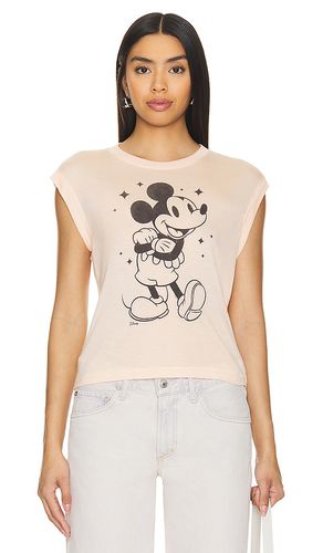 Camiseta sparkle mickey en color durazno talla M en - Peach. Talla M (también en L, S, XL, XS) - Junk Food - Modalova