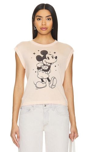 Camiseta sparkle mickey en color durazno talla M en - Peach. Talla M (también en L, XL) - Junk Food - Modalova