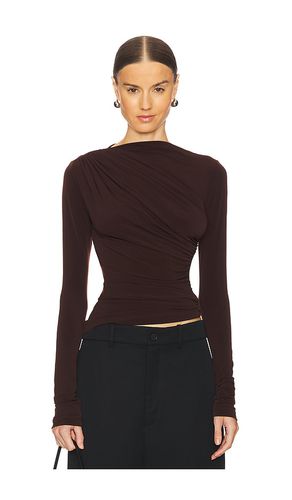 By marianna tullah top en color chocolate talla L en - Chocolate. Talla L (también en M, S) - L'Academie - Modalova