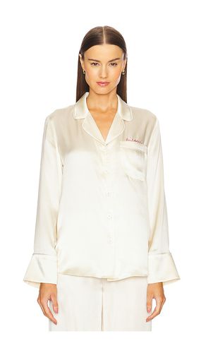 By Marianna Tay Silk Pajama Top in . Taglia M, S, XL, XS - L'Academie - Modalova