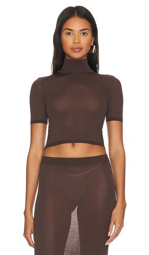 Hadi top en color chocolate talla L en - Chocolate. Talla L (también en M, XL) - L'Academie - Modalova