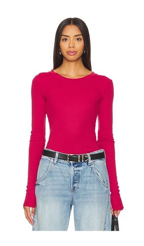 Camiseta long sleeve thermal en color rojo talla M en - Red. Talla M (también en S, XS) - LA Made - Modalova