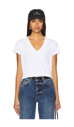 Camiseta suri deep v cap sleeve en color talla L en - White. Talla L (también en M, XS, XXL) - LA Made - Modalova