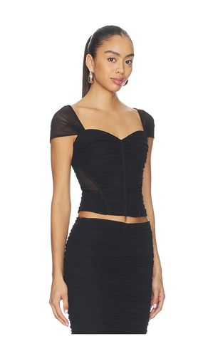 Asuka Shirred Mesh Top in . Size 0. Also in 2 - L'AGENCE - Modalova